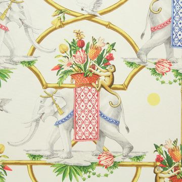 Before the Raj Ivory Designed by Harrison Howard   Fabric