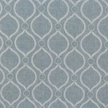 Curveball Embroidered  Fabric