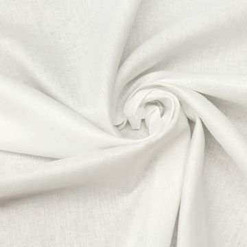 Palazzo European Linen White Fabric