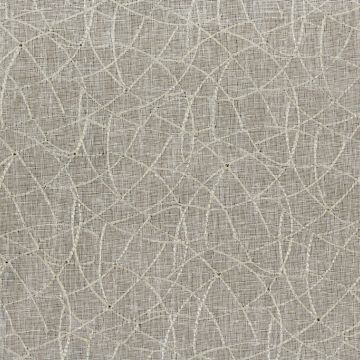Neptune Silver Metallic  Fabric