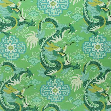 P Kaufmann Royal Dragon Jade Green  Fabric
