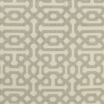 Sunbrella Fretwork Pewter 45991-0002 Fabric