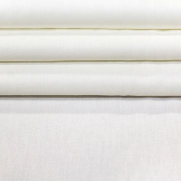 Premium Muslin Bleached White 45 inches combed cotton 1 Bolt 25 Yards Fabric