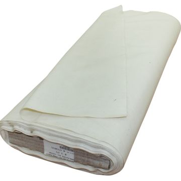 Premium Muslin Unbleached or Greige 45&quot; combed cotton 1 Bolt  25 yards Fabric