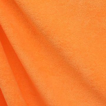 Stretch Terry Orange  Fabric