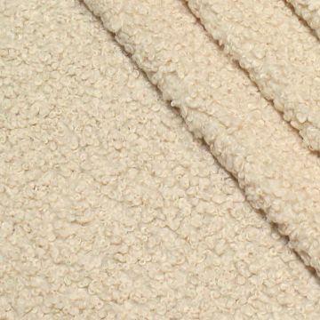 Boucle Ivory Upholstery  Fabric