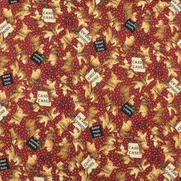 Quilting Treasures Gingerbread - Christmas  Fabric