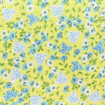 Bonnie Yellow Easy Care Water Resistant  Fabric
