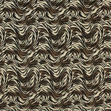 Tiger Taupe 45&quot; Cotton Print  Fabric