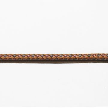 Leatherlike Braid L5/8-53 Choc/Taupe Fabric Trim