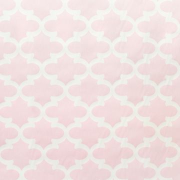 Fynn Baby Pink/White  Fabric