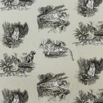 Malaisie Black 001 Fabric