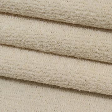 Terry Cloth Velour 14 oz. Natural Fabric
