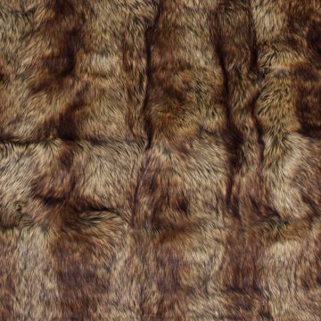 Golden Wolf Fur Gold/Brown  Fabric