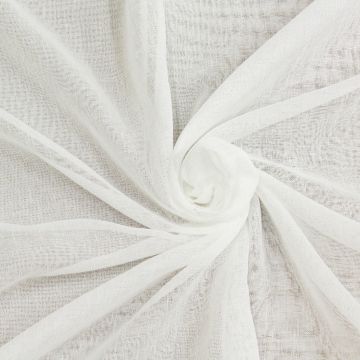 New York Ecru Linen Sheer  Fabric