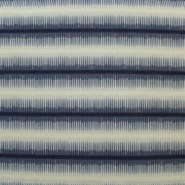 Ikat Stripe Indigo Fabric