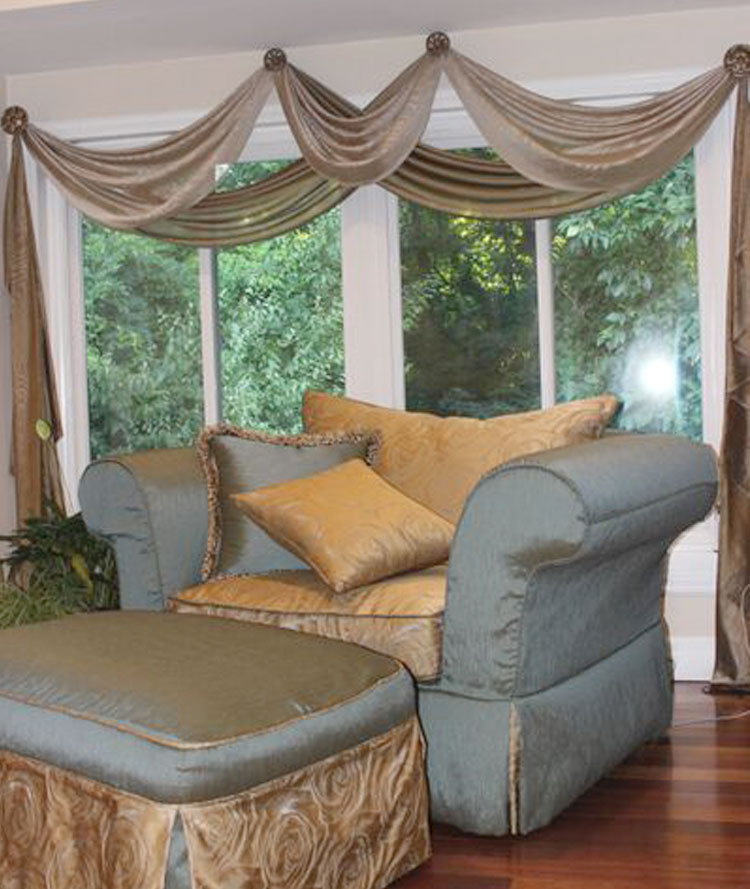 Scarf Swags Effortless Elegance for Windows The Fabric Mill