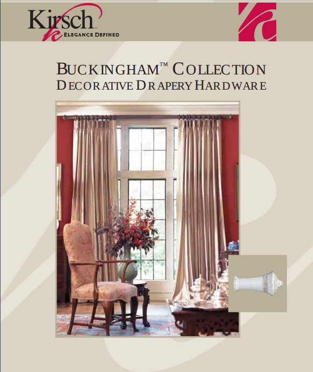 Kirsch Buckingham Collection Drapery Hardware