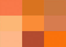 fabric orange