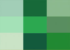 fabric green